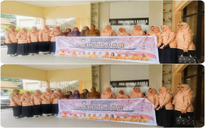 Tumbuhkan Jiwa Nasionalisme dan Peduli Kesehatan, DWP Badan Kesbangpol Provinsi Gorontalo Gelar Kunjungan Edukatif